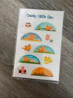 Korean Sticker sheet circa y2k